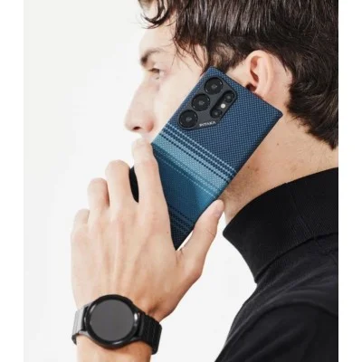 Cover Samsung Z Flip 6 Slim Case Pitaka - Blue